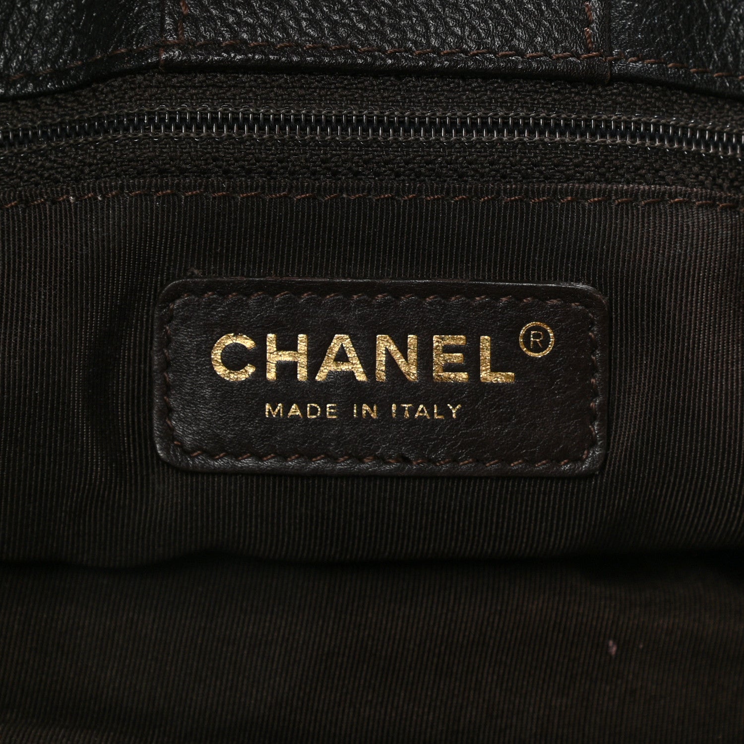 Chanel Calfskin Cerf Executive Shopper Tote Black 6 of 16
