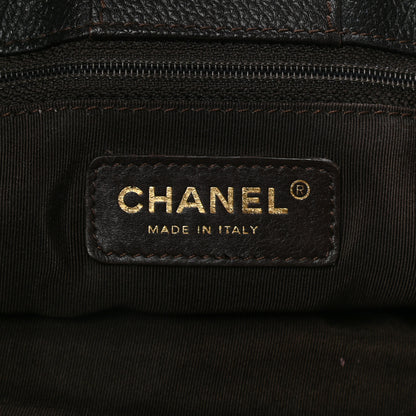Chanel Calfskin Cerf Executive Shopper Tote Black 6 of 16