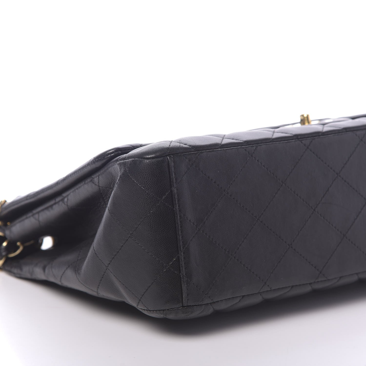 Chanel Lambskin Quilted Maxi Single Flap Black 8 of 10