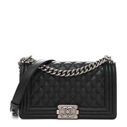 Chanel Caviar Quilted Medium Boy Flap Black 1 of 10