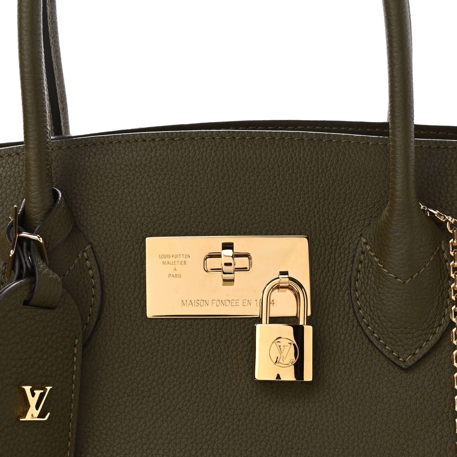 Louis Vuitton Veau Nuage Milla MM Laurier Green 7 of 9