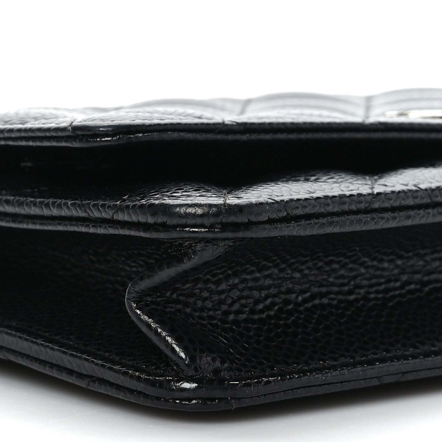 Chanel Caviar Quilted Wallet on Chain WOC Black 9 of 10