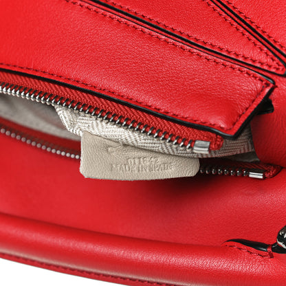 Loewe Calfskin Small Puzzle Bag Scarlet 7 of 13