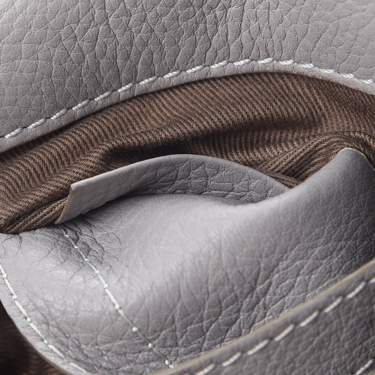 Chloe Calfskin Mini Marcie Round Crossbody Bag Cashmere Grey 8 of 9