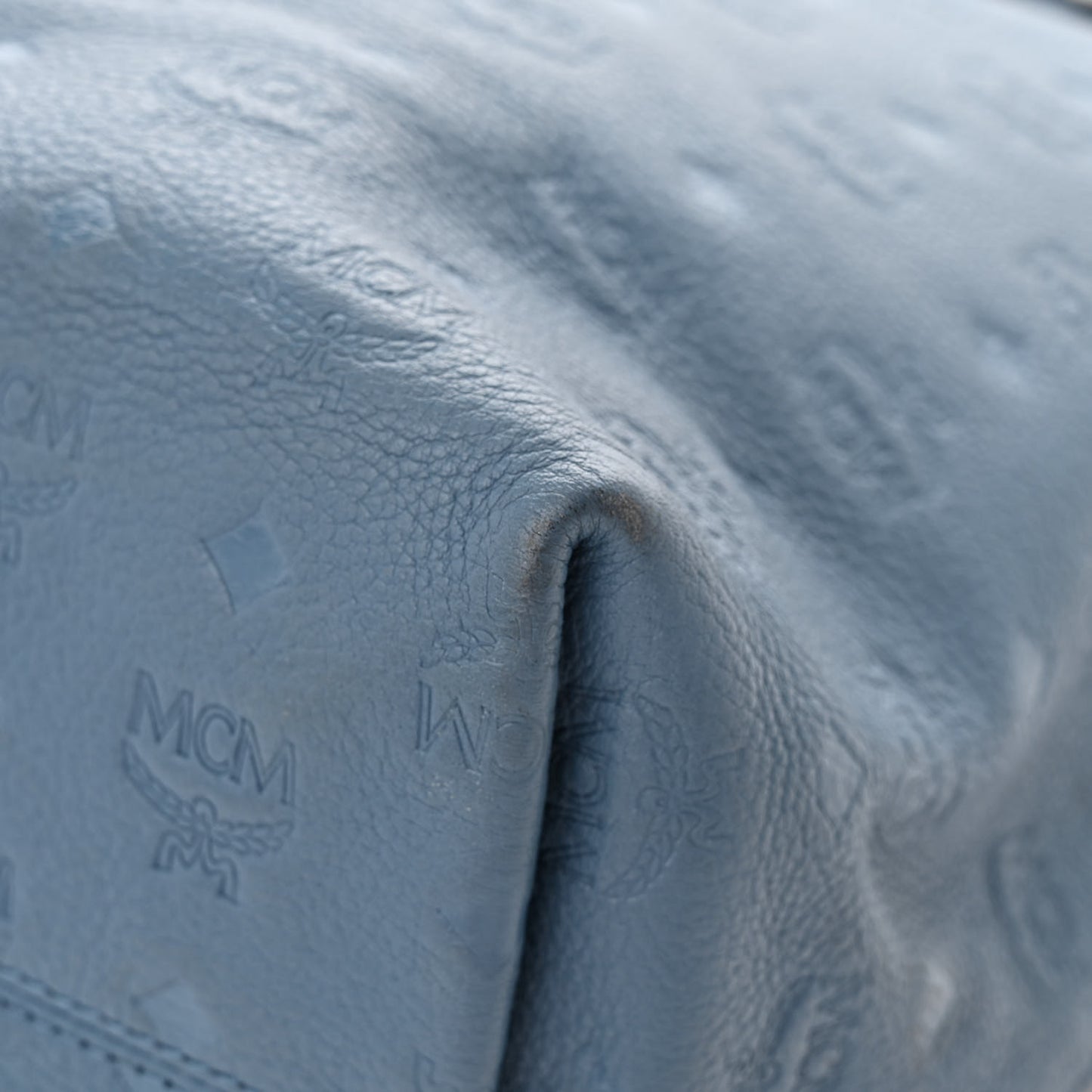 Calfskin Ottomar Monogram Large Klara Hobo Luft Blue