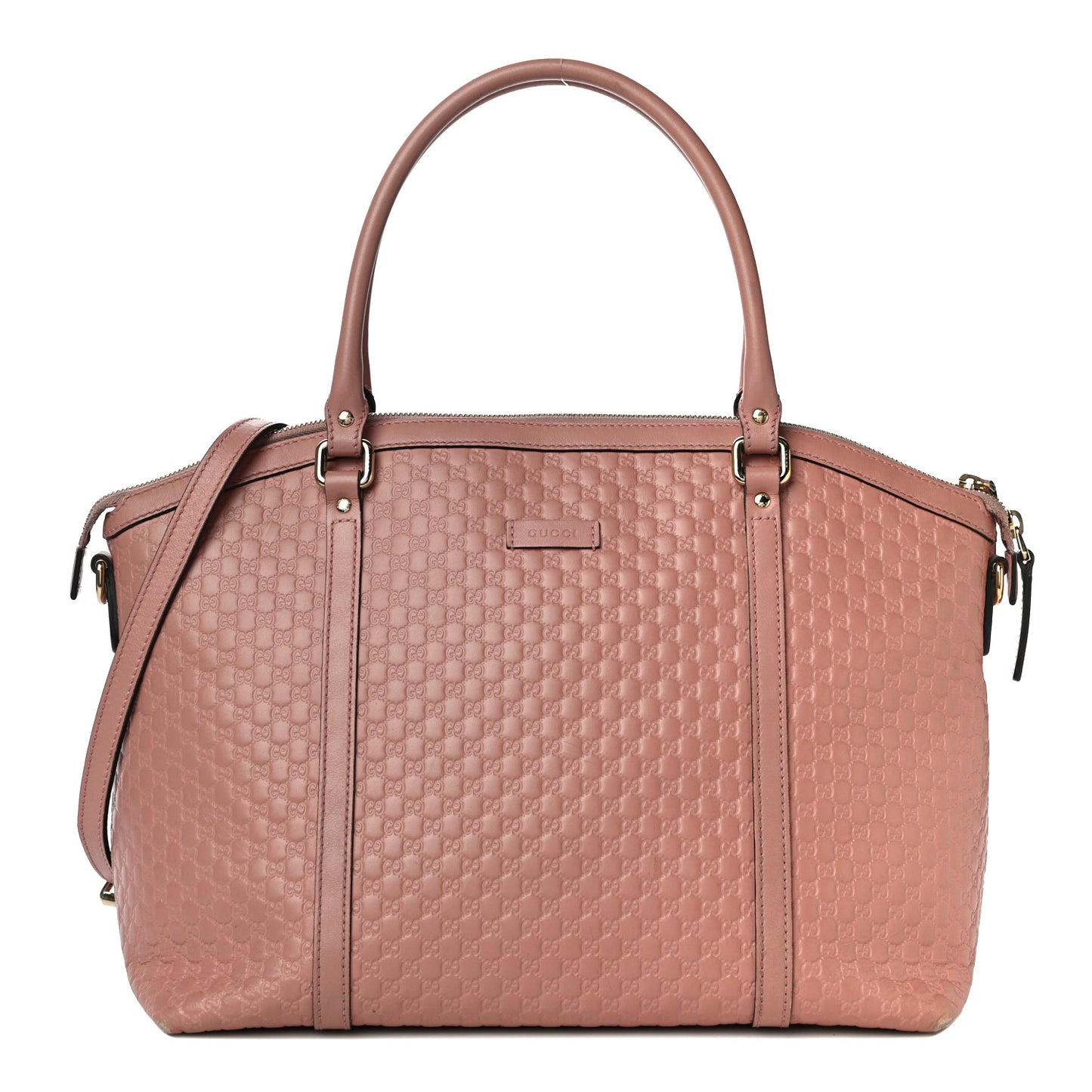 Soft Microguccissima Large Dome Satchel Soft Pink