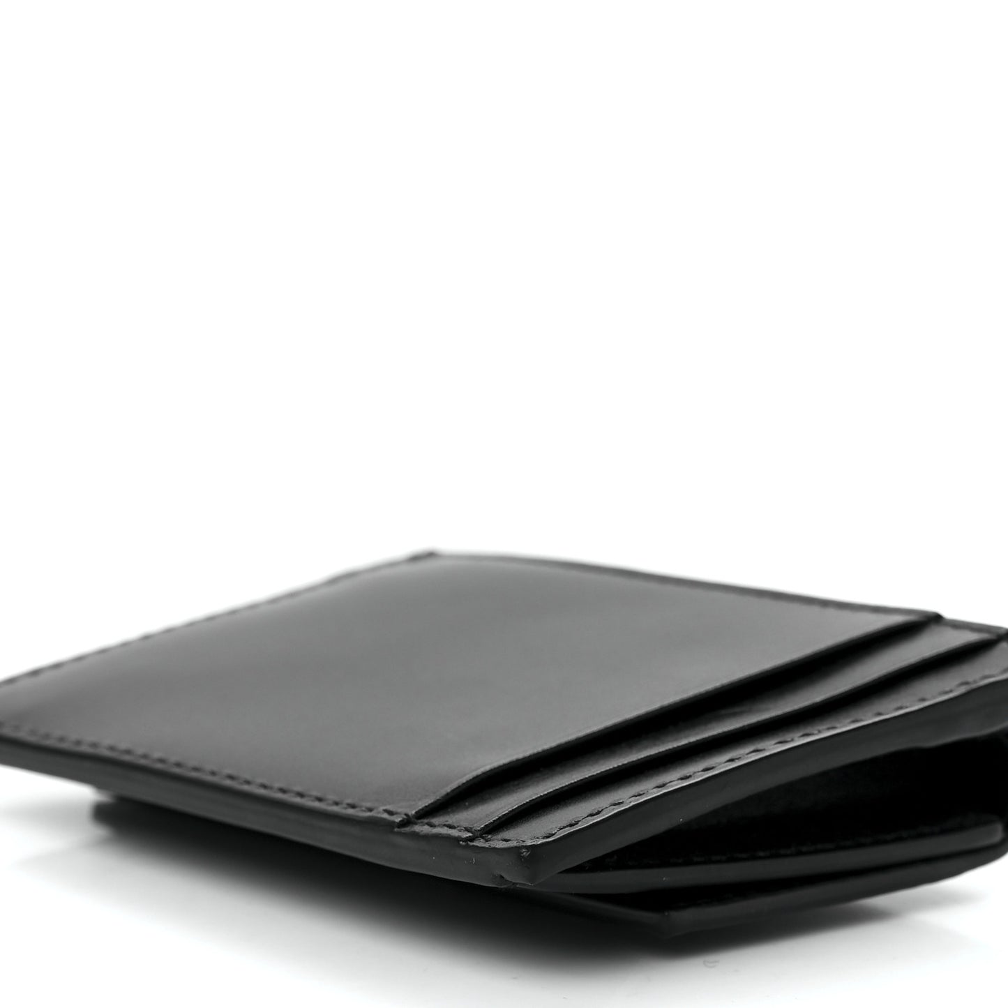 Ultra Soft Calfskin Coin Wallet Black