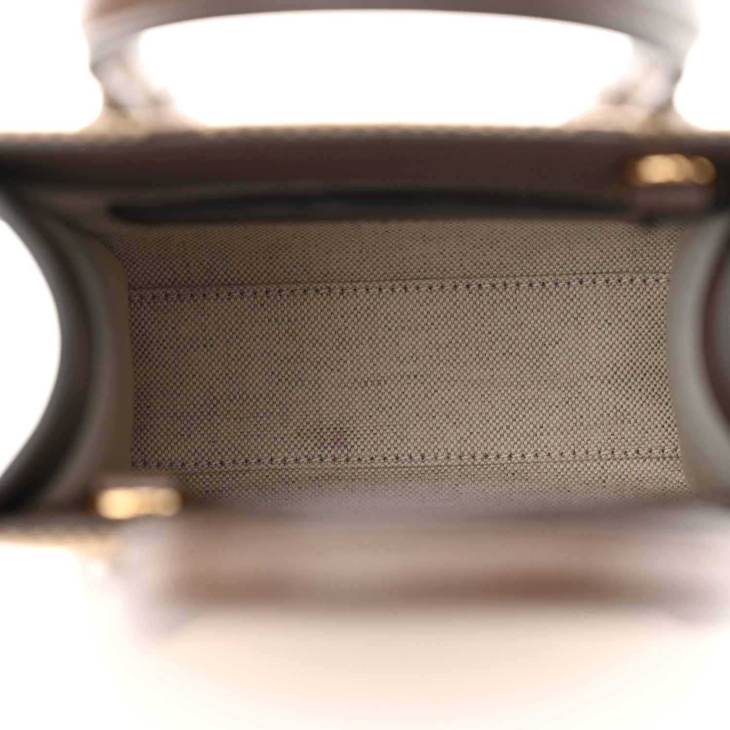 Gucci Monogram Jumbo GG Textured Dollar Calfskin Web Mini Vertical Tote Camel Ebony New Acero 5 of 12