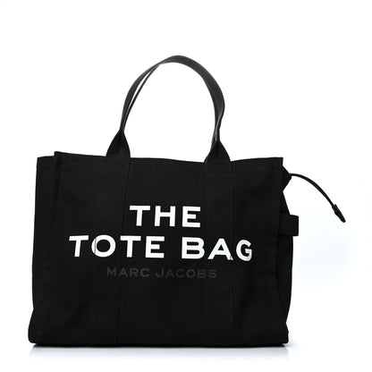 Marc Jacobs Cotton Canvas Large The Tote Bag Black 1 of 11