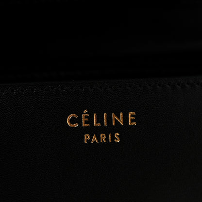 Celine Box Calfskin Small Classic Box Flap Bag Black 6 of 13