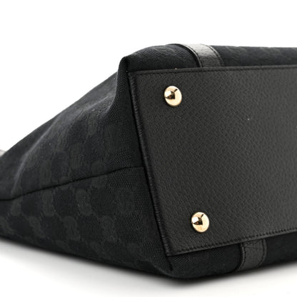 Gucci Monogram Medium Abbey Tote Black 9 of 11