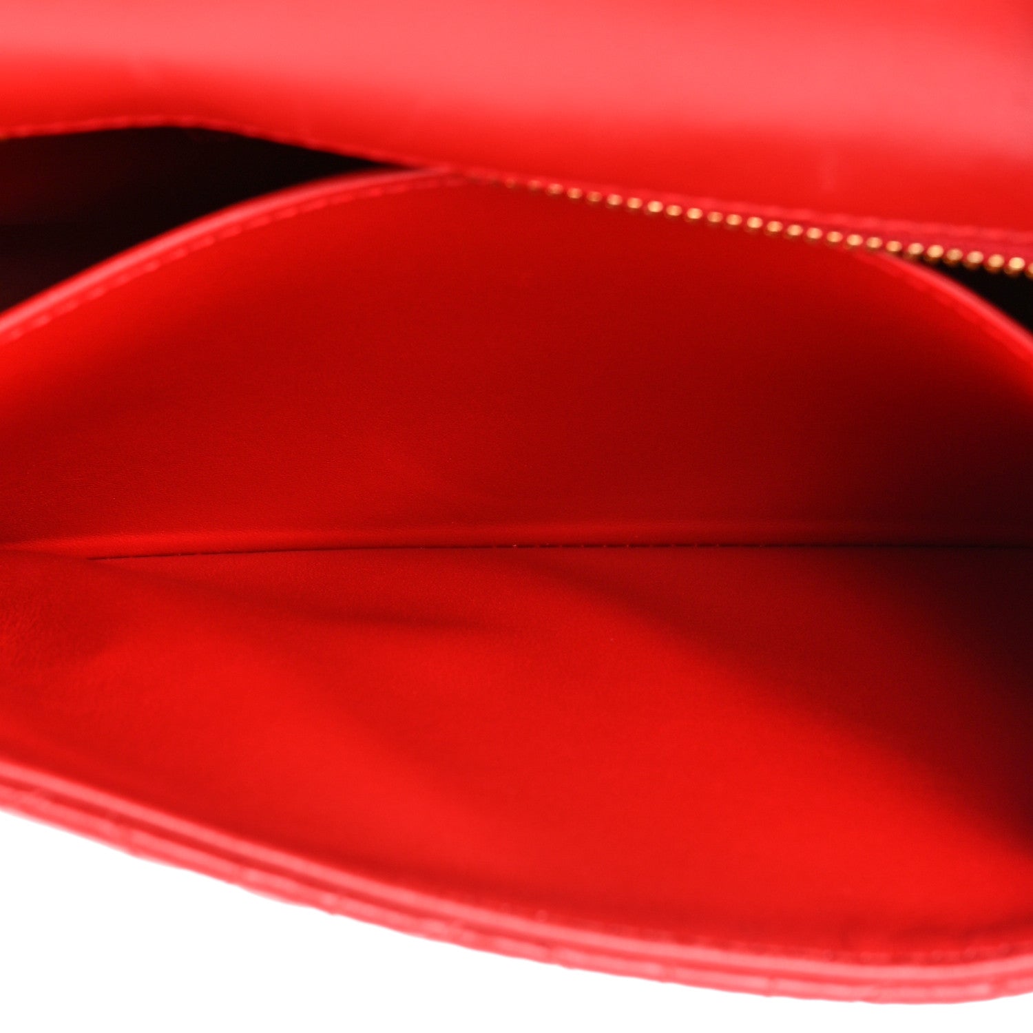 Christian Dior Calfskin Cannage Dioramour Caro Bag Bright Red 5 of 16