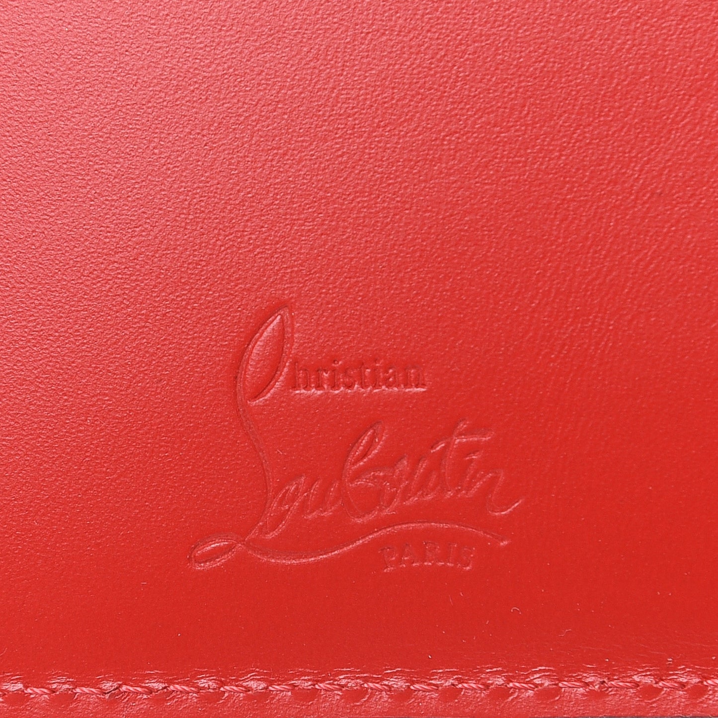 Calfskin Love Mini Rubylou Trifold Wallet Marine Latte Silver