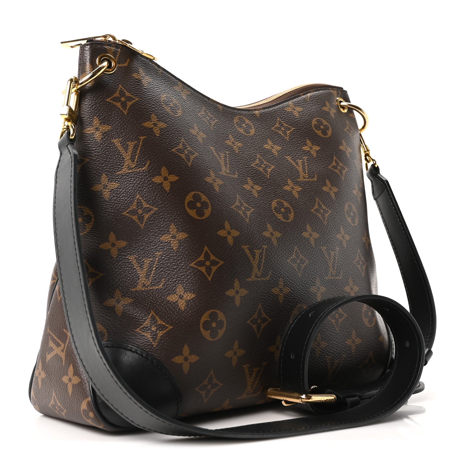 Louis Vuitton Monogram Odeon MM Black 3 of 9