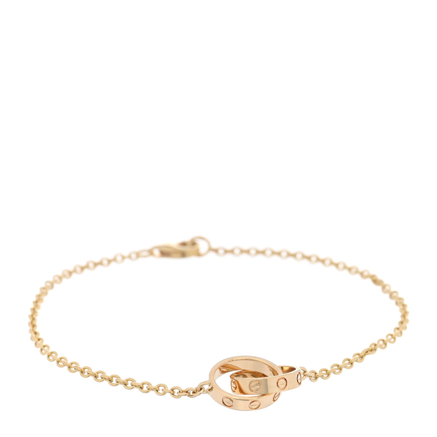 18K Yellow Gold Interlocking LOVE Bracelet
