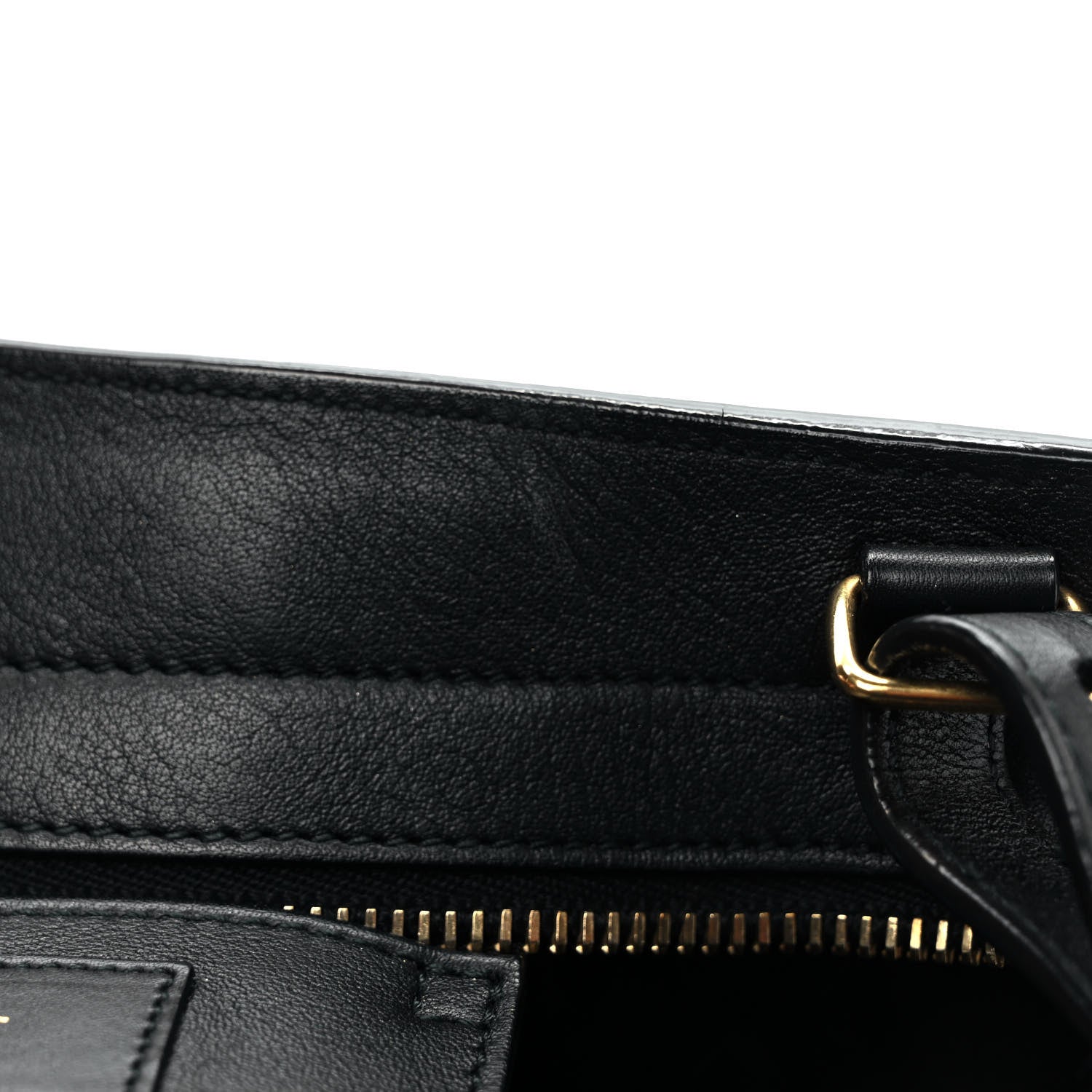 Saint Laurent Calfskin Small Classic Y Cabas Black 10 of 10