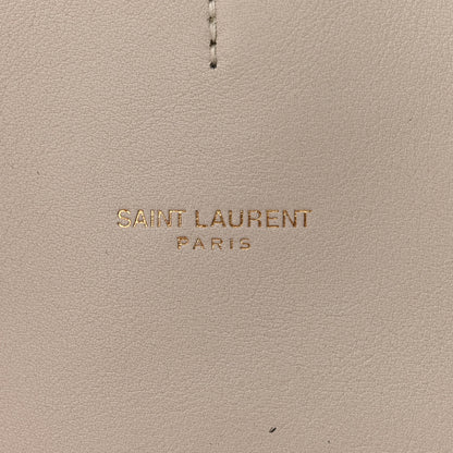 Saint Laurent Calfskin Mini Suzanne Hobo Cream 6 of 10