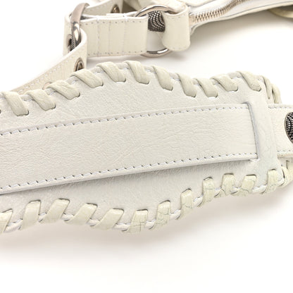 Balenciaga Agneau Arena Le Cagole Shoulder Bag XS Optic White 17 of 17
