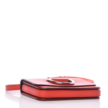 Burberry Goatskin Mini D-Ring Bag Bright Red 4 of 11