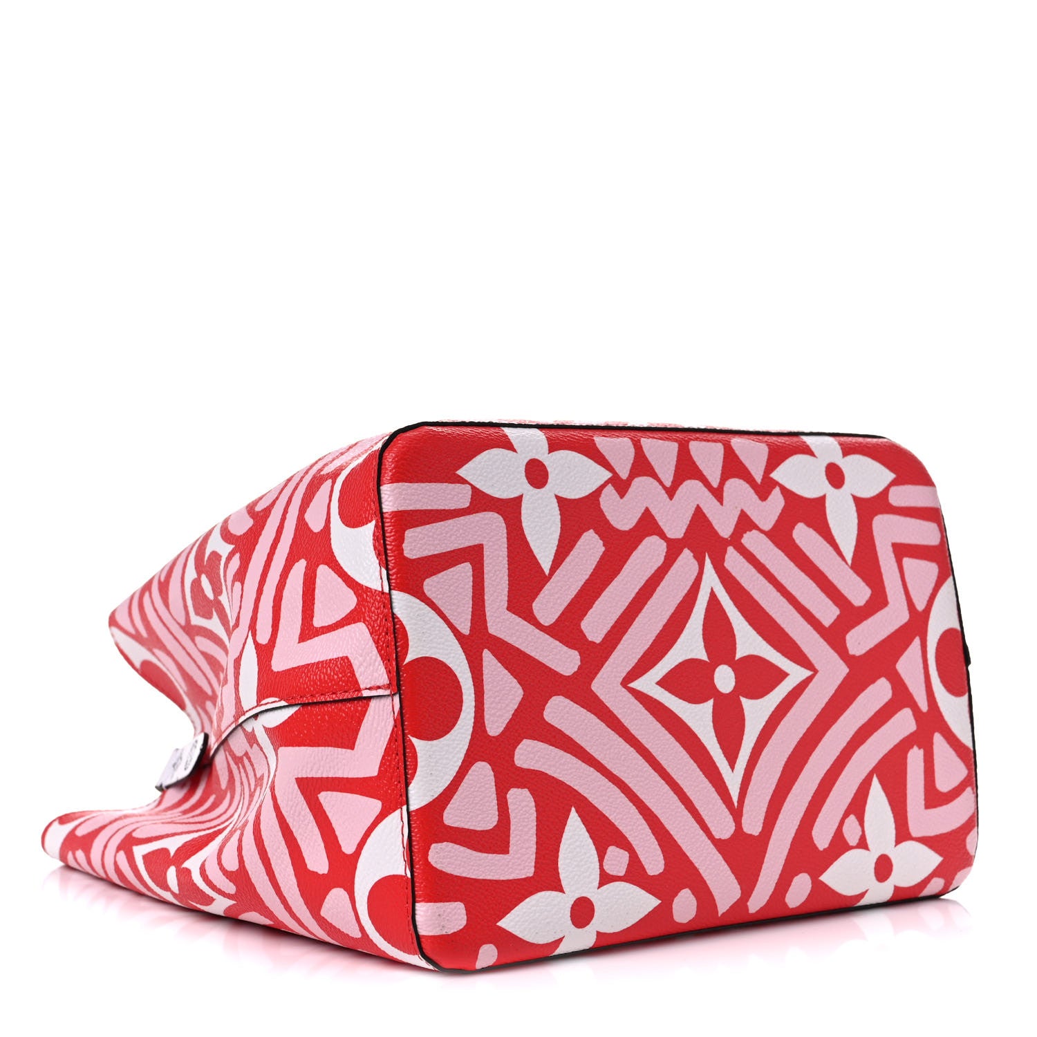 Louis Vuitton Monogram Giant Crafty NeoNoe MM Rouge Rose Creme 2 of 8