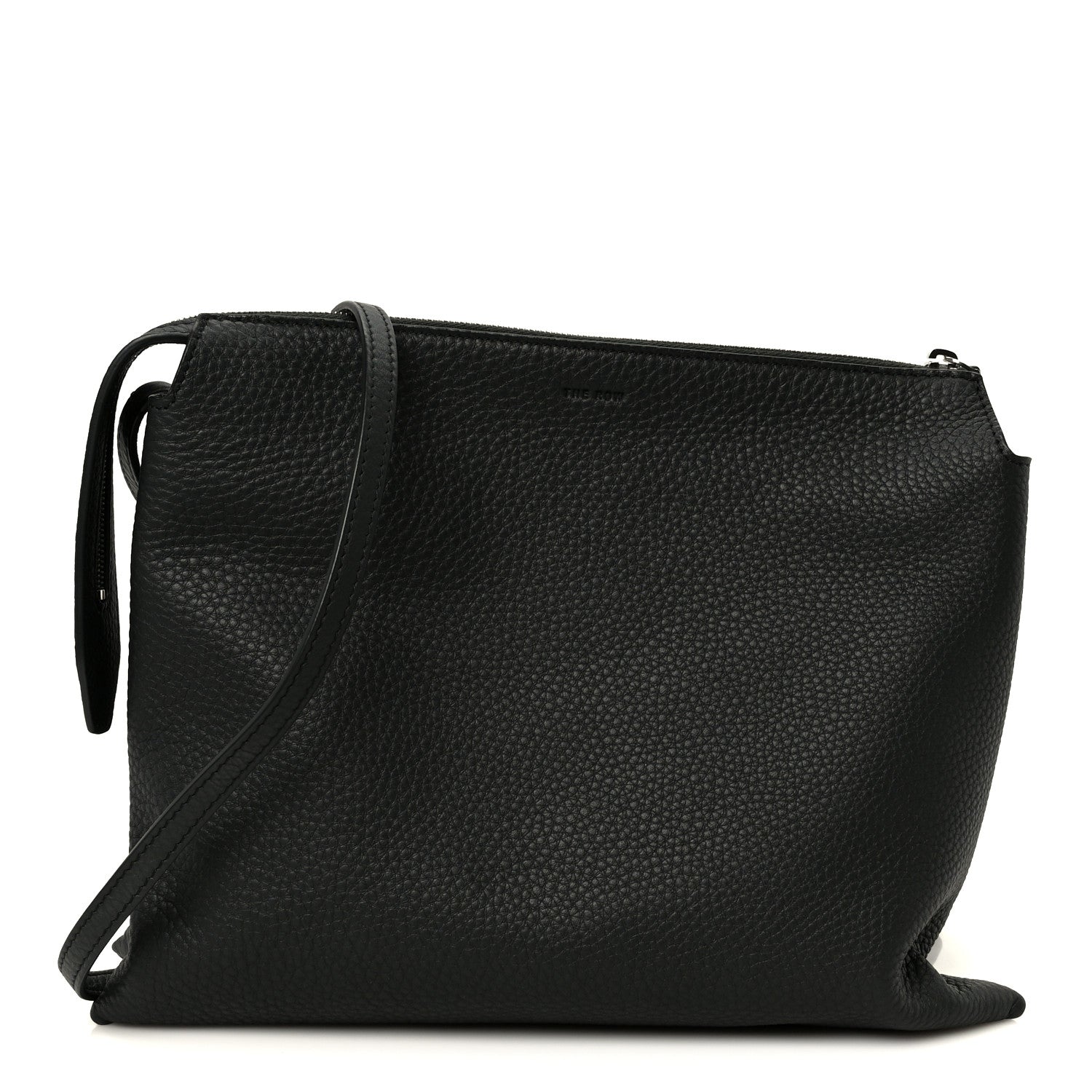 The Row Grained Calfskin Nu Twin Bag Dark Pine 1 of 11
