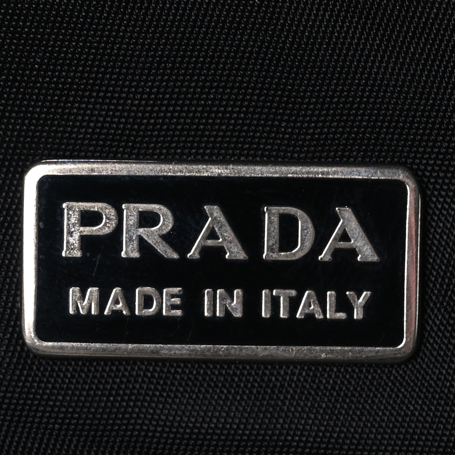 Prada Tessuto Nylon Pochette Bag Black 6 of 9
