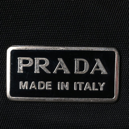 Prada Tessuto Nylon Pochette Bag Black 6 of 9