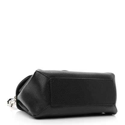 Balenciaga Grained Calfskin Le Dix Nano Soft Cartable Black 5 of 11