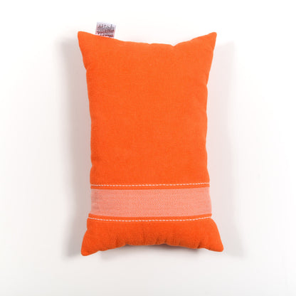 Hermes Cotton Terry Yachting Uni Beach Pillow Orange Kumquat 2 of 4