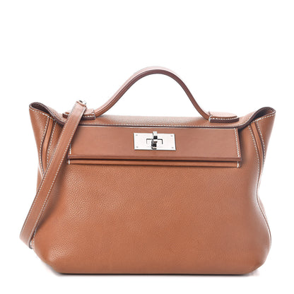 Hermes Barenia Faubourg 24/24 29 Fauve 1 of 10