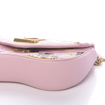 Louis Vuitton Calfskin Leopard Print New Wave Chain PM Light Pink 9 of 9