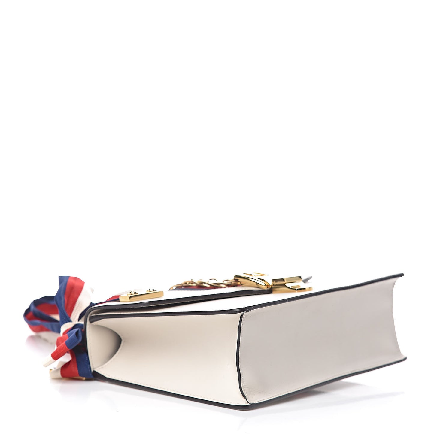 Calfskin Small Sylvie Shoulder Bag Off White