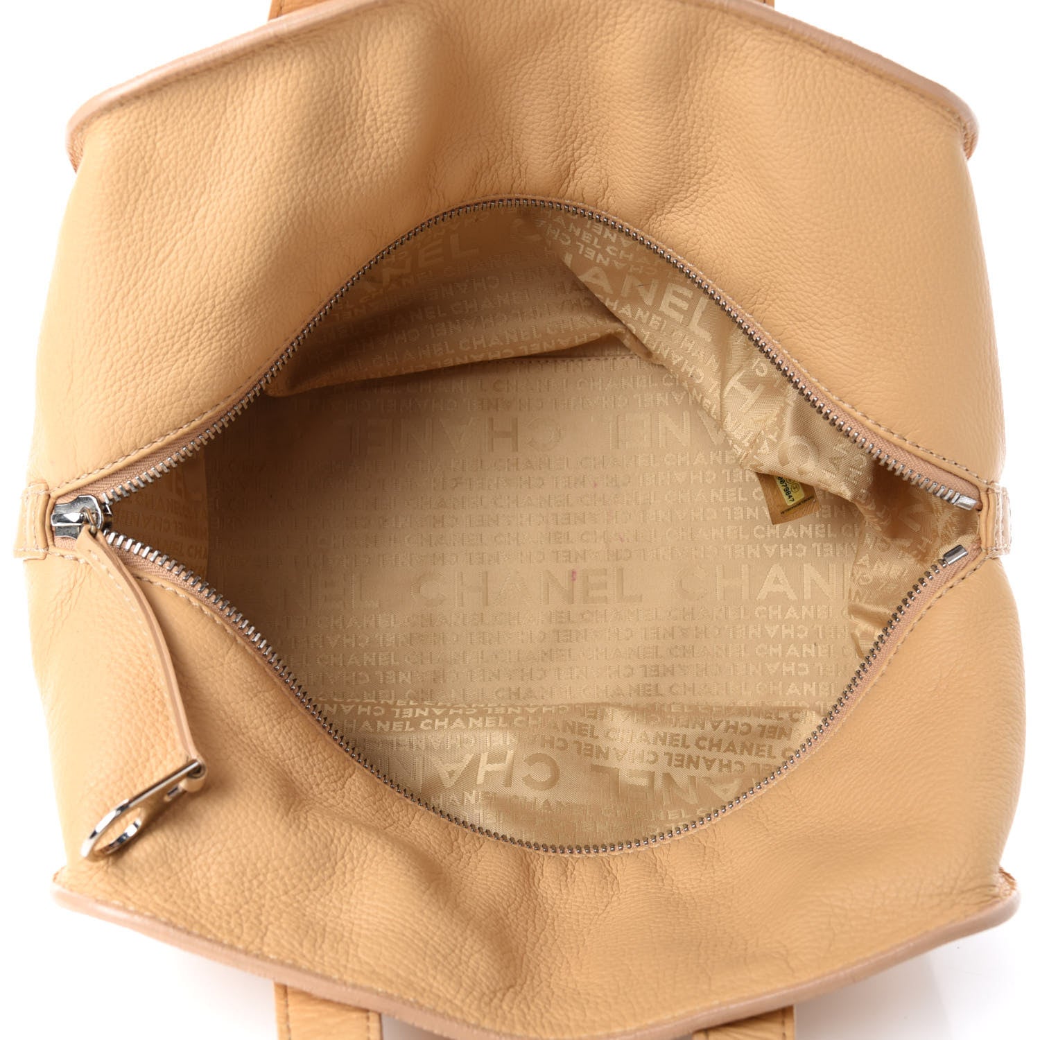 Chanel Deerskin Medium Bolt Bag Beige 5 of 13