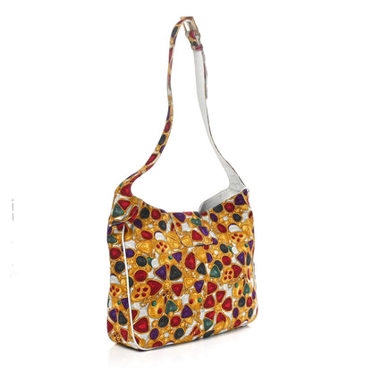 Chanel Canvas Gripoix Print Shoulder Bag Multicolor 4 of 11