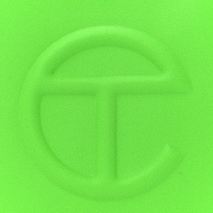 Telfar Vegan Leather Small Shopping Bag Highlighter Green 7 of 13