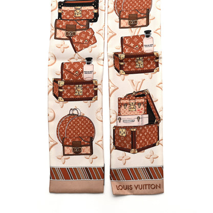 Louis Vuitton Silk Monogram Fall For You Bandeau Brown 2 of 3