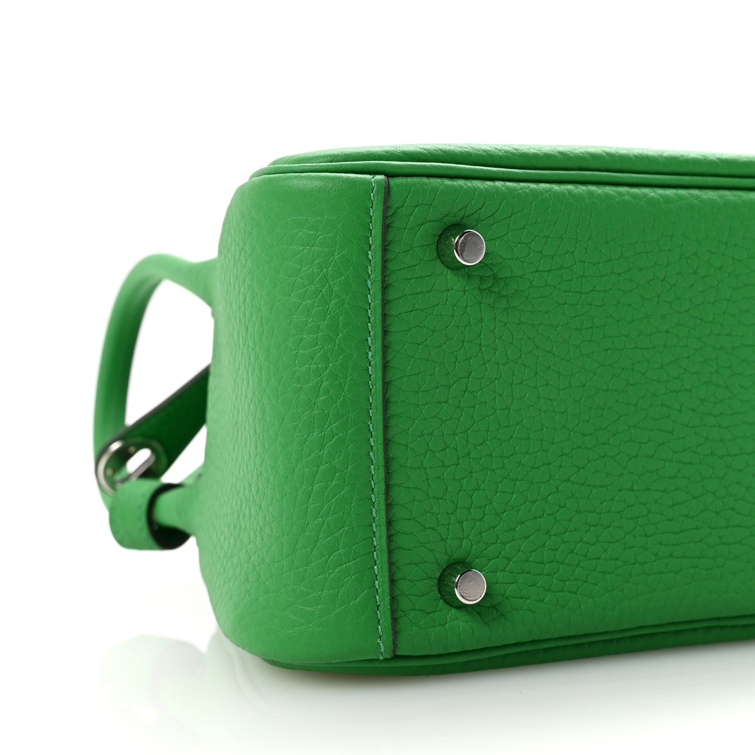 Hermes Taurillon Clemence Mini Lindy 20 Bambou 9 of 11