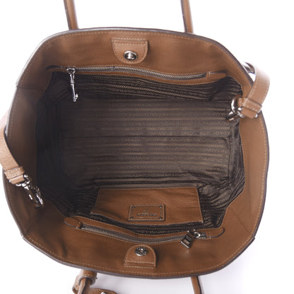 Prada Vitello Daino Shopping Tote Cannella 6 of 10