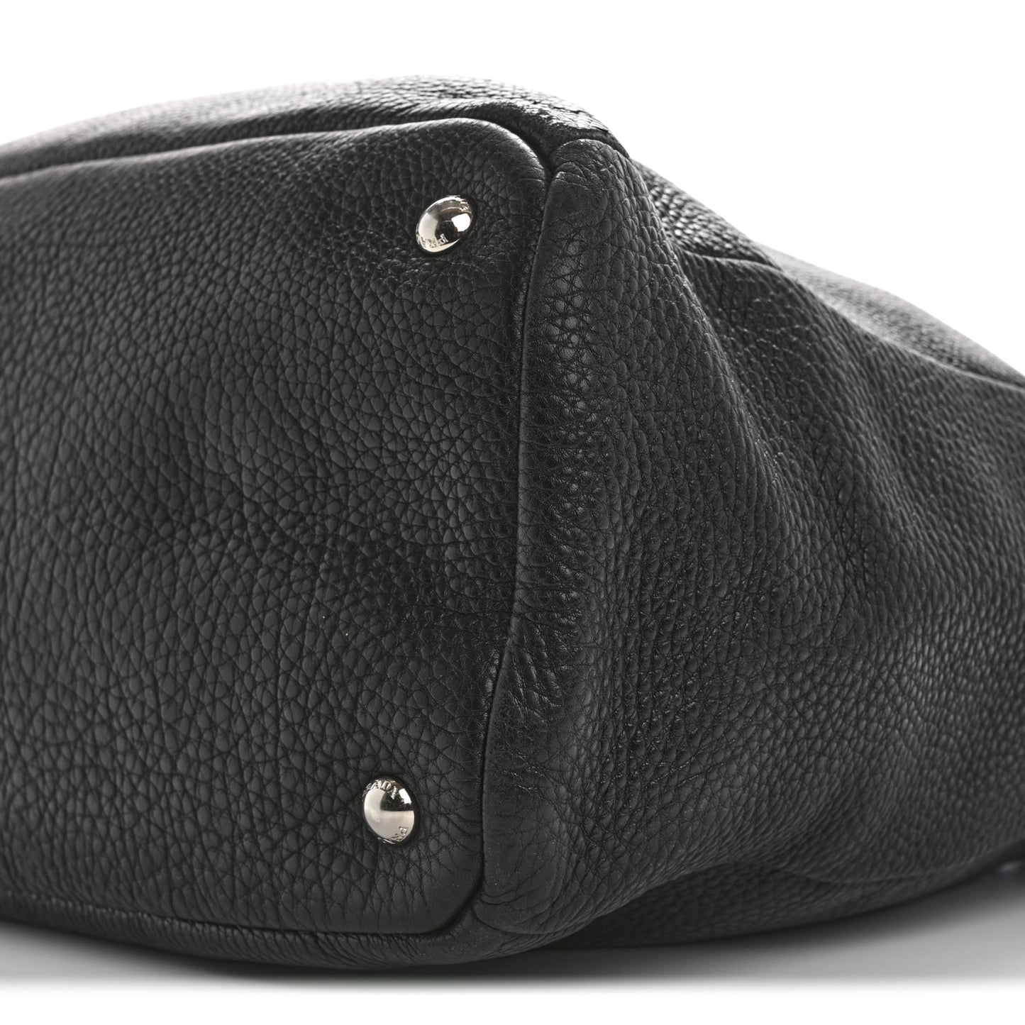 Vitello Daino Shopping Tote Black