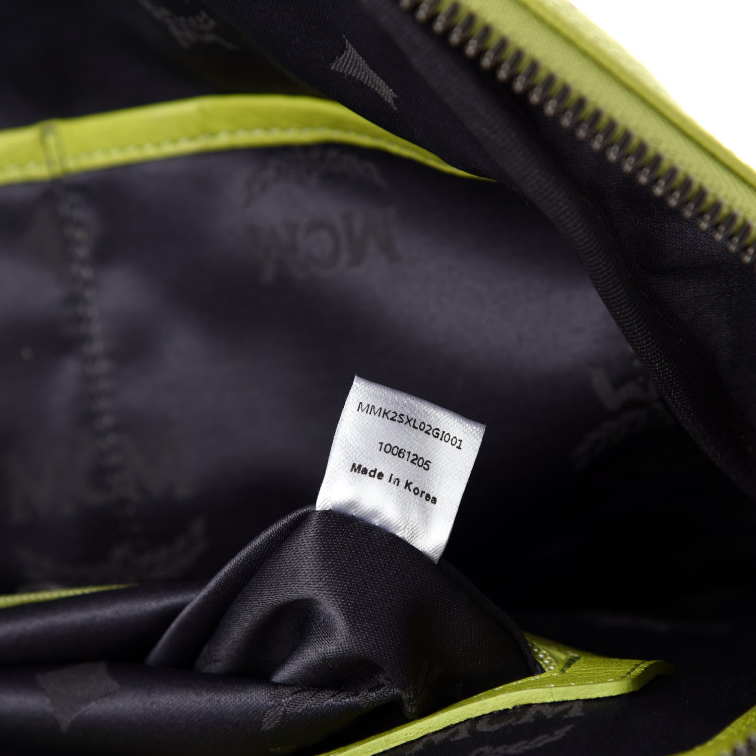 MCM Visetos Studded Medium Stark London Olympic Backpack Green 10 of 11
