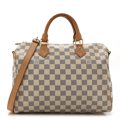 Louis Vuitton Damier Azur Speedy Bandouliere 30 1 of 10