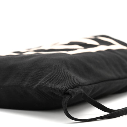 Chanel Cotton CC Drawstring Sport Line Backpack Black 10 of 10