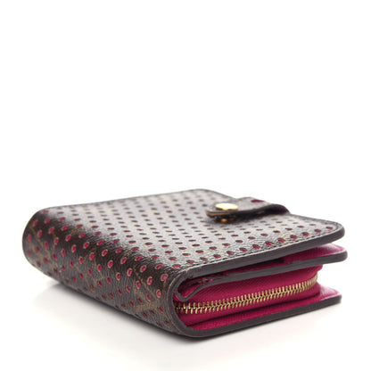 Louis Vuitton Monogram Perforated Compact Zipped Wallet Fuchsia 4 of 8