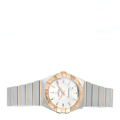 Omega Stainless Steel 18K Red Gold 22mm Constellation Quartz Watch 123.20.27.60.02.003 2 of 4
