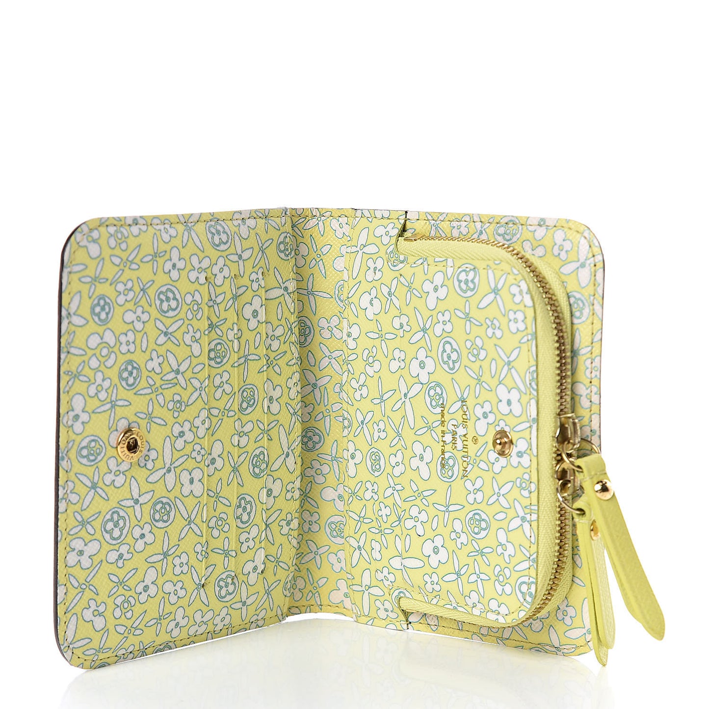 Monogram Fleuri Insolite Wallet PM Yellow