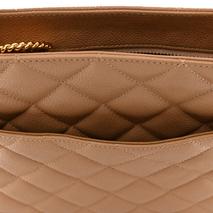 Chanel Caviar Quilted Medallion Tote Beige 10 of 10