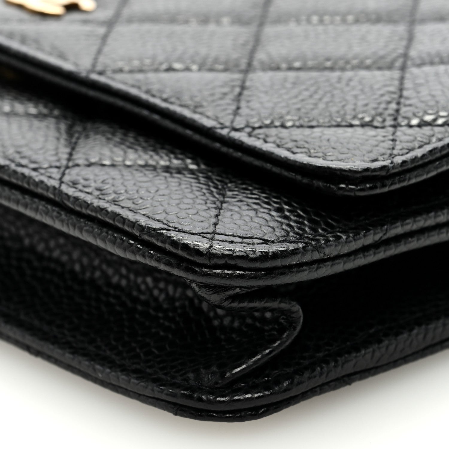 Chanel Caviar Quilted Wallet on Chain WOC Black 9 of 9
