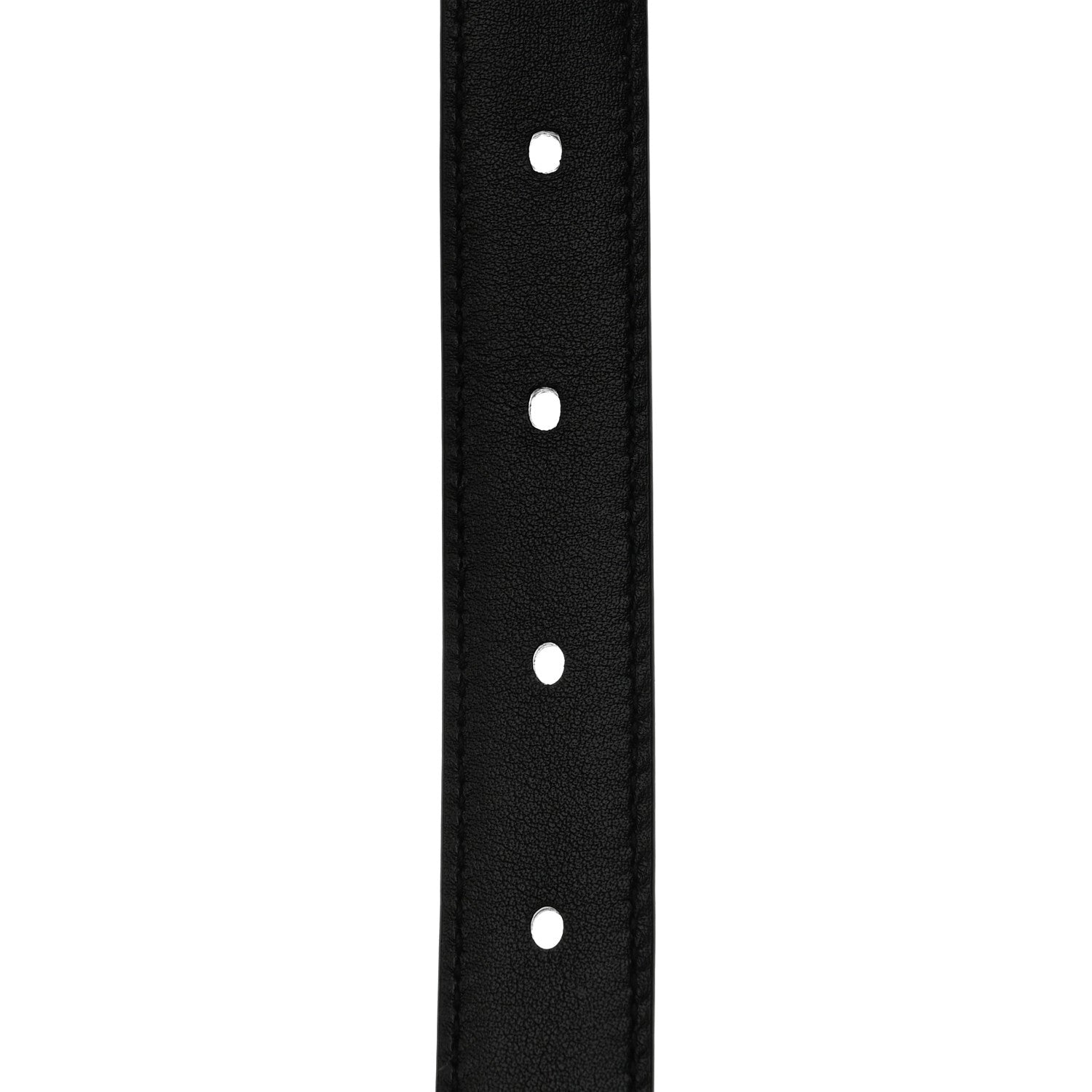 Saint Laurent Smooth Calfskin Monogram Square Buckle Belt 70 Black 5 of 6