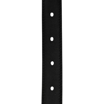 Saint Laurent Smooth Calfskin Monogram Square Buckle Belt 70 Black 5 of 6