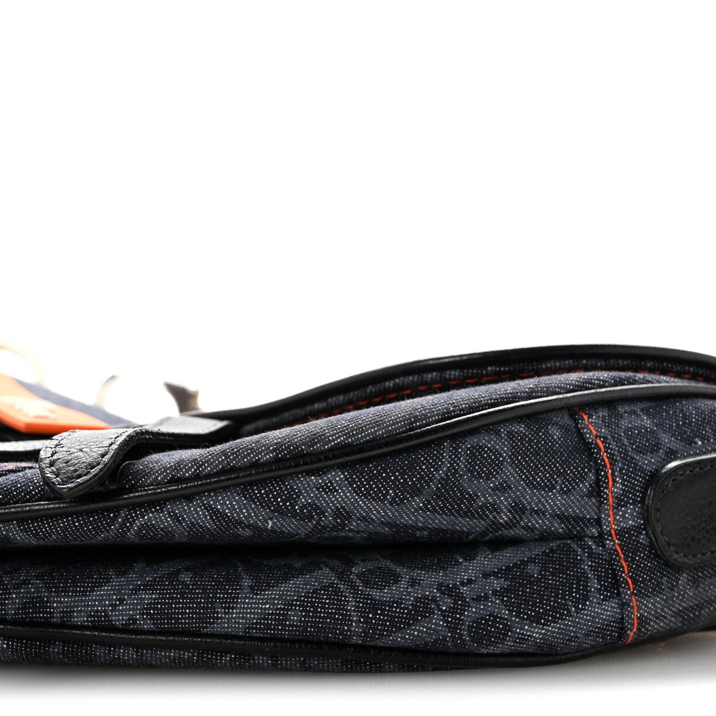 Denim Monogram Flight Saddle Bag
